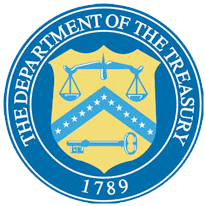 The Department Of The Treasury Logo
